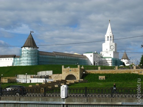 Вид Кремля со стороны реки Булак